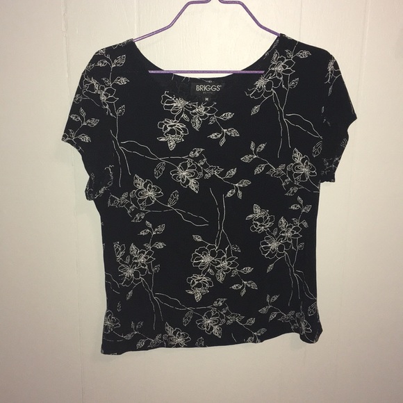 A black and white tee. - Picture 1 of 3